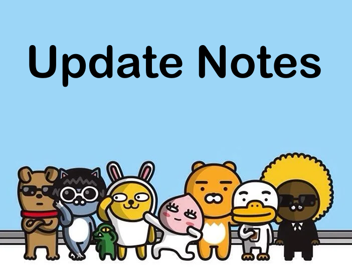 Update Notes: New Features